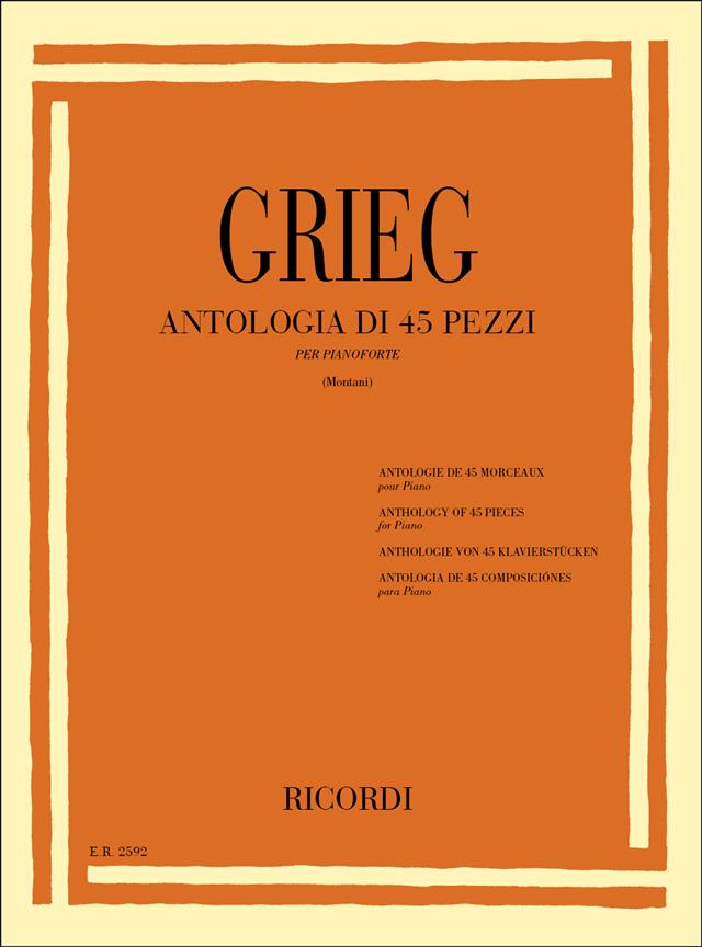 Antologia Di 45 Pezzi - Pezzi Lirici, Pezzi Scelti, Rielaborazioni Originali - pro klavír